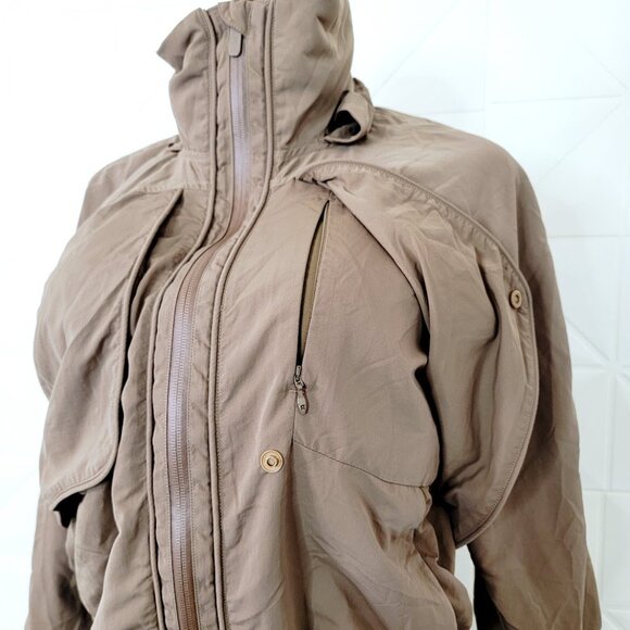 Lululemon Women's Frontier Brown Always Effortless Full-Zip Basic Jacket Size 6 - Picture 4 of 10